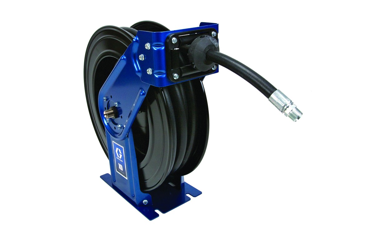 XD Hose Reel, Air/WATER, 1/2X23 M, BLUE, PAN - Graco Pumps